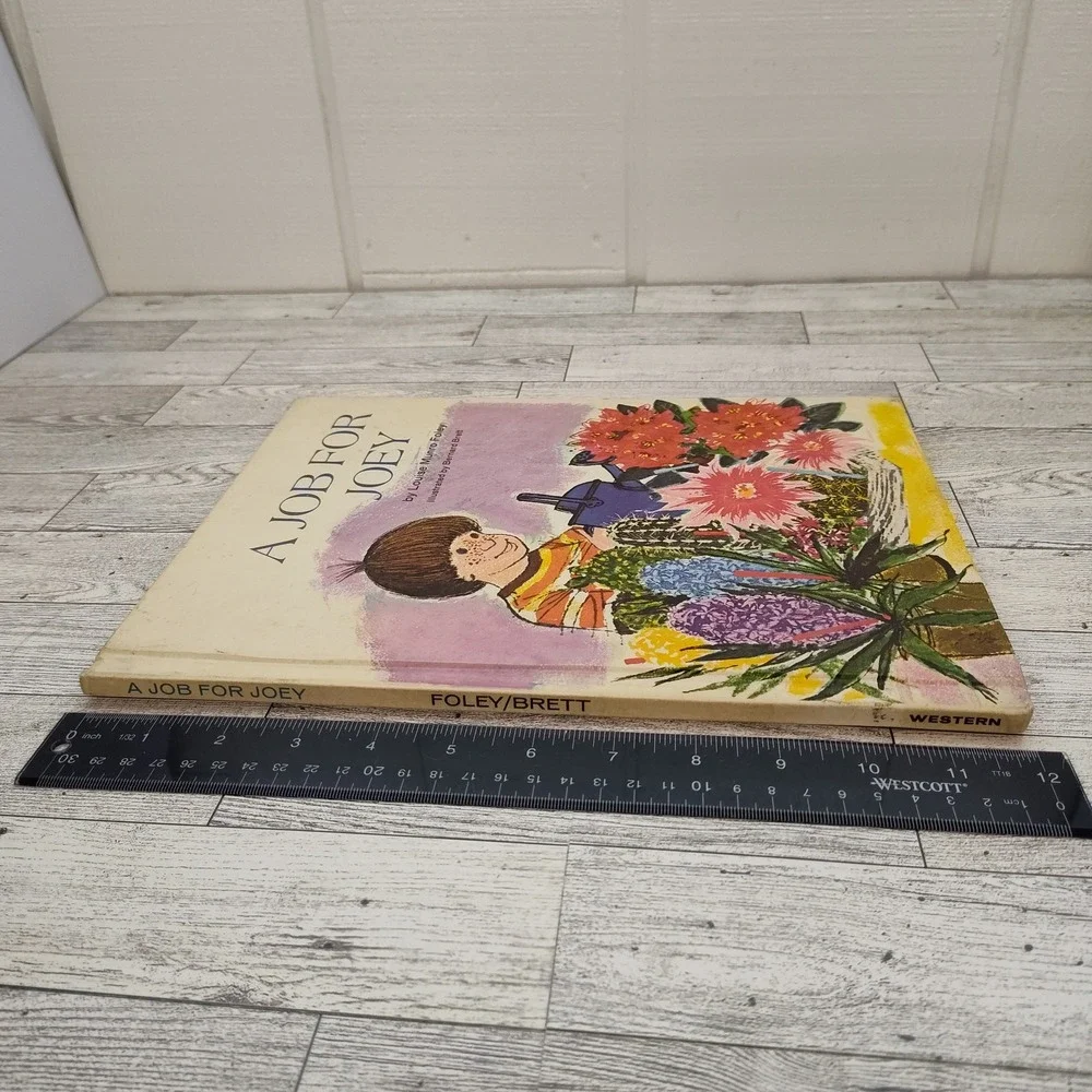 A Job For Joey by Louise Munro Foley Kids Hardcover 1970 Vtg Book Ex-Lib‎